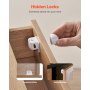 Child Safety Magnetic Cabinet Locks 20 Packs Baby Proofing Cabinet Drawer Locks