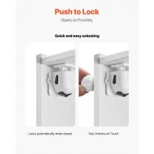 Child Safety Magnetic Cabinet Locks 20 Packs Baby Proofing Cabinet Drawer Locks