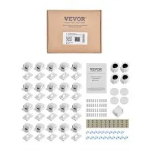 Child Safety Magnetic Cabinet Locks 20 Packs Baby Proofing Cabinet Drawer Locks