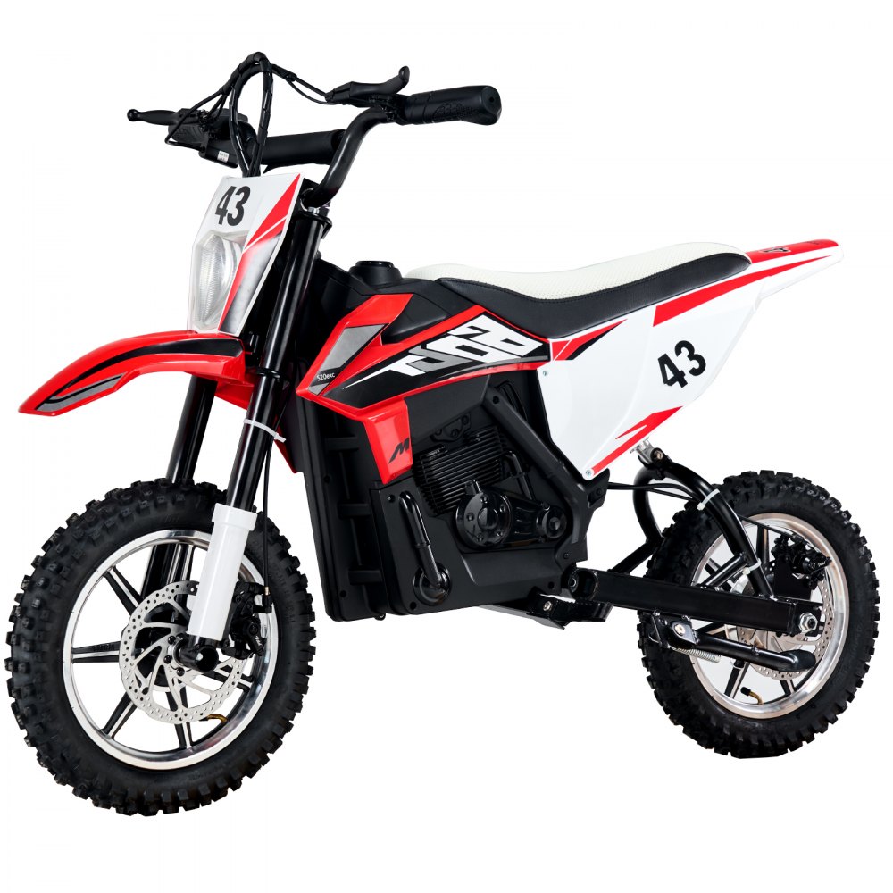 VEVOR Kids Ride on Motorcycle 36V Electric Motorbike with LED for Kids Aged 14+