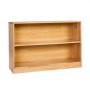 VEVOR Montessori Bookshelf, 35.4 in Width Toy Storage Organizer,  2-Tier Kids Display Storage Cabinet, Daycare Furniture, Kids Bookshelf for Bedroom, Nursery, Living Room, Entryway, Preschool, Brown