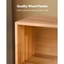 VEVOR Montessori Bookshelf, 870 mm Width Toy Storage Organizer,  2-Tier Kids Display Storage Cabinet, Daycare Furniture, Kids Bookshelf for Bedroom, Nursery, Living Room, Entryway, Preschool, Brown