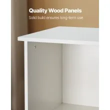 VEVOR Toy Storage Organizer 3-Tier Wooden Cabinet 11 Section Cubbies with Drawer