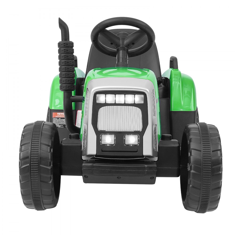 VEVOR Kids Ride on Tractor 12V Electric Toy Tractor with Trailer Remote Control