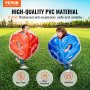 VEVOR Inflatable Bumper Balls 2-Pack, 2FT/0.6M Body Sumo Zorb Balls for Kids, Durable PVC Human Hamster Bubble Balls for Child Outdoor Team Gaming Play, Bumper Bopper Toys for Playground, Yard, Park