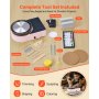 VEVOR Mini Pottery Wheel, 158 mm Turntable, Forward and Reverse Rotation, Adjustable Speed, Electric Clay Wheel for Kids and Adults, with Clay Shaping Tools, for Home DIY, Pottery Classes, Pink