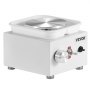 VEVOR Mini Pottery Wheel, 0-320RPM Adjustable Speed Detachable Basin Forming Machine, 2.56in/3.94in 2 Turntables Electric Ceramic Wheel Machine, 18pcs Accessories, for Art Craft Work Home DIY, White