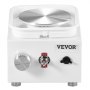 VEVOR Mini Pottery Wheel, 0-320RPM Adjustable Speed Detachable Basin Forming Machine, 2.56in/3.94in 2 Turntables Electric Ceramic Wheel Machine, 18pcs Accessories, for Art Craft Work Home DIY, White
