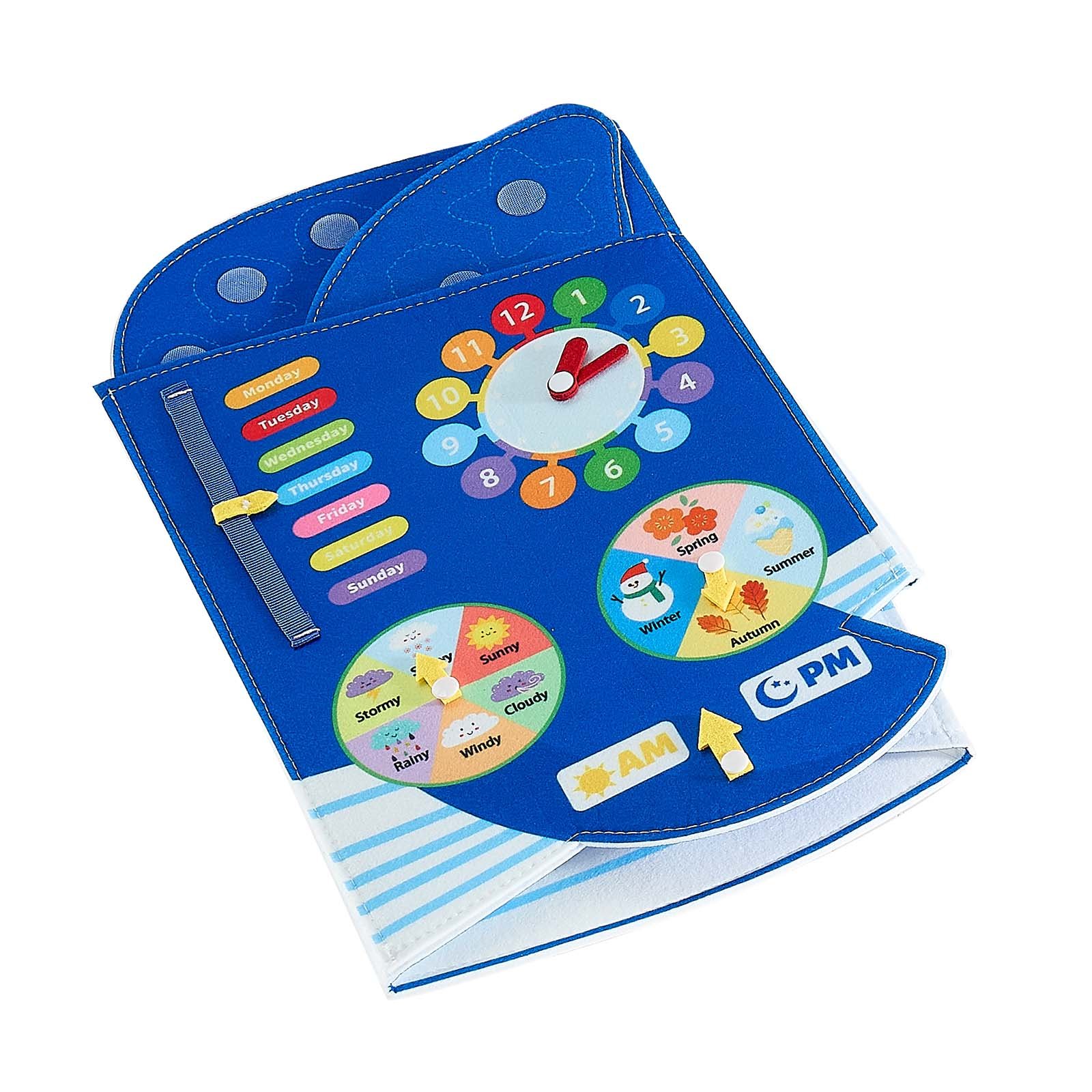 VEVOR Felt Wall Busy Board 12-in-1 Whale Foldable Montessori Activity Toys, Travel Daycare, Classroom, Playroom, Home, Educational Sensory Panel, with Numbers Letters Animals Shapes Learning Pieces
