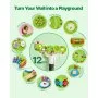 VEVOR Caterpillar Activity Wall Busy Board Panels, 12 Activities, Montessori Sensory Wall Toy for Kids 3-12 Years, Montessori Learning Activity Center, Ideal for Toddler Playroom Nursery Classroom