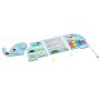 VEVOR Wall Busy Board, 14-in-1 Elephant Montessori Sensory Activity Panels, Learning Activity Center for Daycare, Classroom, Playroom, and Home, Sturdy Wooden Educational Toys, with Mounting Hardware