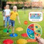 VEVOR Kids Balance Stepping Stones - Carrera de obstáculos sensoriales, 6 piezas, para exterior e interior