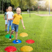 VEVOR Kids Balance Stepping Stones Sensory Obstacle Course 6 PCS Outdoor Indoor