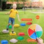 VEVOR Kids Balance Stepping Stones Sensory Obstacle Course 10 PCS Outdoor Indoor