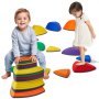 VEVOR Kids Balance Stepping Stones - Pista de obstáculos sensorial, 12 piezas, para exterior e interior