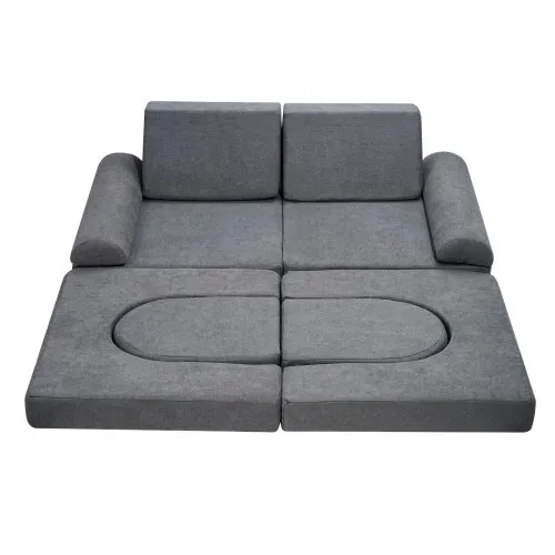 Lunix LX15 14pcs Modular Kids Play Couch, Child Sectional Sofa...