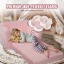 VEVOR Baby Stol Sammenleggbar 2-i-1 Comfy Baby Lounger sofa Barnesofa Rosa