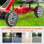Christmas Gifts! VEVOR Go Kart 4 Wheel Pedal Ride On Toy for Kids Adjustable Seat Hand Brake Red