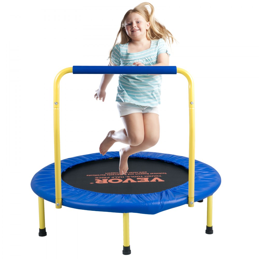 Trampolín SZBOB para niños con red de seguridad – para el interior, al aire  libre, trampolín para niños pequeños, 55 pulgadas/4.6 pies. Trampolines