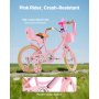 VEVOR Kids Bike 16 Inches Princess Style Children Bicycle for Girls Aged 4-8