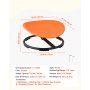 VEVOR Kids Swivel Chair, 220 lbs Capacity, Sensory Spinning Chair, Autistic Kids Sensory Toy Seat with Non-Slip Metal Base, Round Shape Toddler Sit & Spin Seat for Coordination Balance Focus, Orange