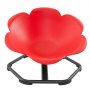 VEVOR Spinning Chair for Autistic Kids Ages 3-12 Autism Sensory Toy 100 kg, Sit and Spin Swivel Seat for Children ADHD, Secure & Supportive Backrest, Training Body Coordination, 650 mm x 650 mm, Red