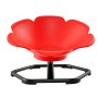 VEVOR Spinning Chair for Autistic Kids Ages 3-12 Autism Sensory Toy 100 kg, Sit and Spin Swivel Seat for Children ADHD, Secure & Supportive Backrest, Training Body Coordination, 650 mm x 650 mm, Red