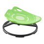 VEVOR Spinning Chair for Autistic Kids Ages 3-12 Autism Sensory Toy 75 kg, Sensory Swivel Seat for Children ADHD, Glow in the Dark, Training Body Coordination, 519 mm x 520 mm, Rocket Shape, Green