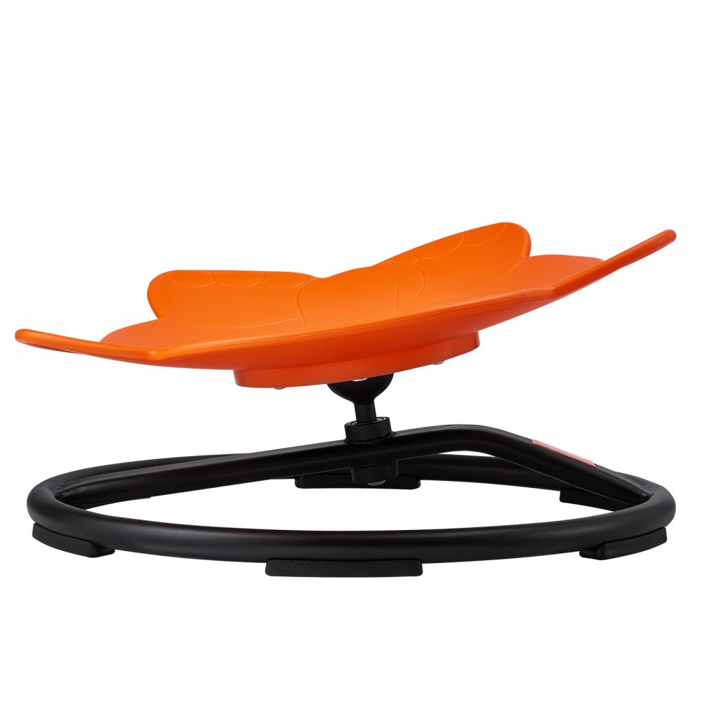 VEVOR Elephant Kids Swivel Chair, 220 LBS Capacity, 360° Spinning Chair, Autistic Kids Sensory Toy Chair with Non-Slip Metal Base, Toddler Sit and Spin Chair for Coordination Balance Focus Orange