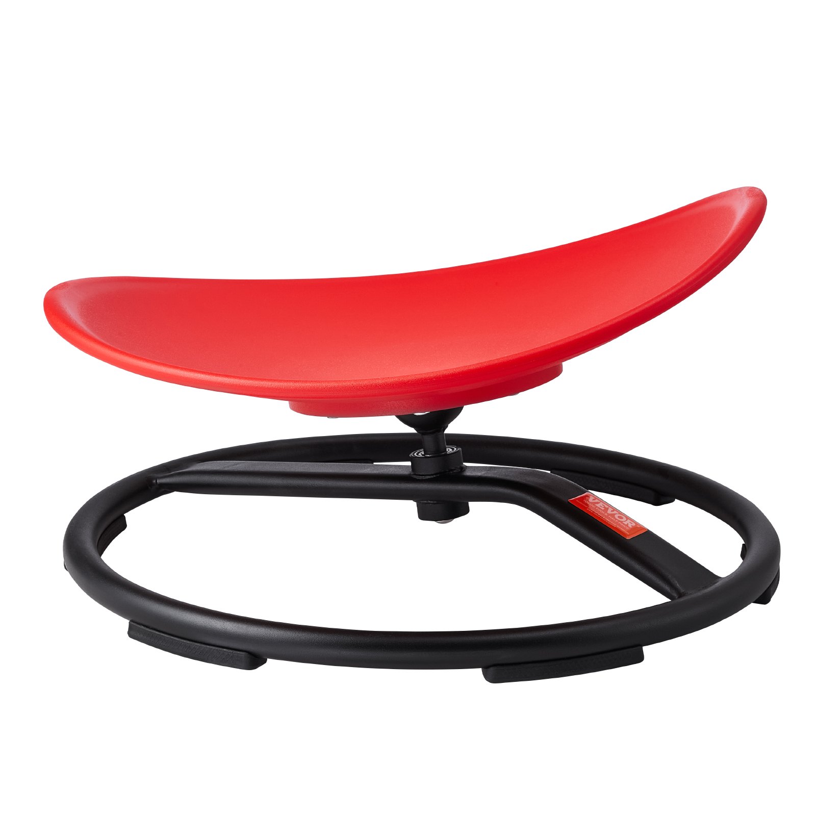 VEVOR Kids Swivel Chair, 220 LBS Capacity, Sensory Spinning Chair, Autistic Kids Sensory Toy Chair with Non-Slip Metal Base, Toddler Sit and Spin Chair for Coordination Balance Focus Training Red