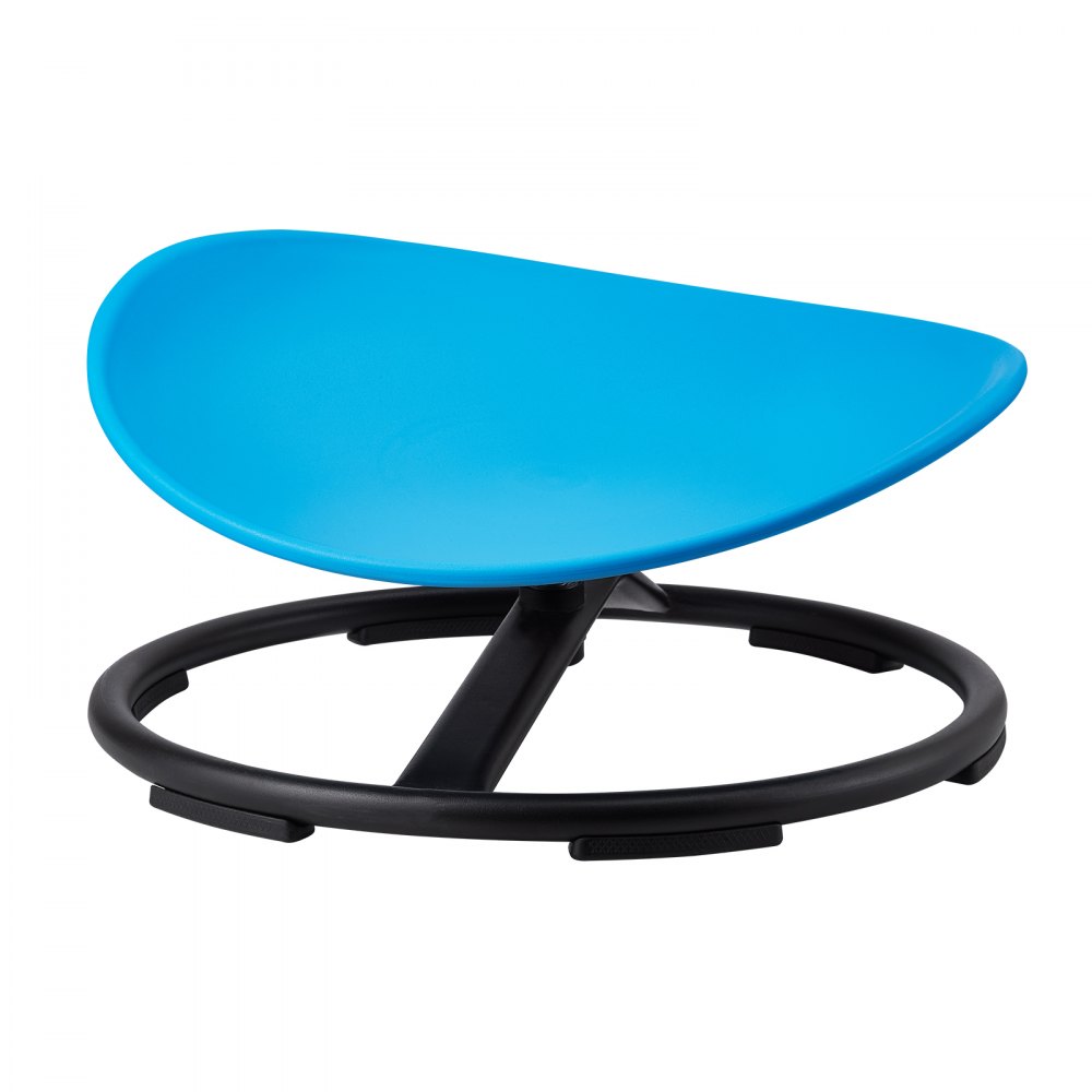 VEVOR Kids Swivel Chair, 220 LBS Capacity, Sensory Spinning Chair, Autistic Kids Sensory Toy Chair with Non-Slip Metal Base, Toddler Sit and Spin Chair for Coordination Balance Focus Training Blue