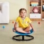 VEVOR Kids Swivel Chair, 100KG Capacity, Sensory Spinning Chair, Autistic Kids Sensory Toy Chair with Non-Slip Metal Base, Toddler Sit and Spin Chair for Coordination Balance Focus Training Blue