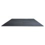 VEVOR 0.56 Inch Thick Gym Floor Mats, 12 Tiles Rubber Top with EVA Foam, 25" x 25" Gym Flooring Workout Mats with 48 sq.ft Coverage, Interlocking Puzzle Gym Mats for Gym, Home, Garage, Black & White