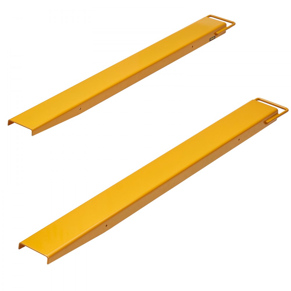 Extensiones de horquilla de plataforma elevadora de 60''x 5,8'' par 2 carretilla elevadora de espesor de horquilla