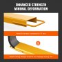 VEVOR Pallet Fork Extensions 60 Inch Length 6 Inch Width Forklift Extensions for Forklift 2 Inch Thickness Fork Extensions Yellow