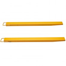 VEVOR Pallet Fork Extensions 60 Inch Length 6 Inch Width Forklift Extensions for Forklift 2 Inch Thickness Fork Extensions Yellow