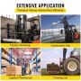 Pallegaffelforlænger Forklift Extensions 96x5,8 tommer til gaffeltrucks læssere