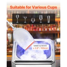 Commercial Glass Froster CO2 Beer Glass Chiller Fast Frost Ice Cup Machine