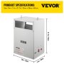 VEVOR CO2 Burner, 2 Brass Burner CO2 Generator for Plant, Liquid Propane LP Carbon Dioxide Generator, 5588 BTU/Hr, Built-In Electronic Ignition, for Greenhouse Green Tent Hydroponic Room Grow Room