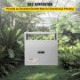 VEVOR CO2 Burner, 8 Brass Burner CO2 Generator for Plant, Liquid Propane LP Carbon Dioxide Generator, 22352 BTU/Hr, Built-In Electronic Ignition, for Greenhouse Green Tent Hydroponic Room Grow Room