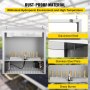 VEVOR CO2 Burner, 8 Brass Burner CO2 Generator for Plant, Liquid Propane LP Carbon Dioxide Generator, 22352 BTU/Hr, Built-In Electronic Ignition, for Greenhouse Green Tent Hydroponic Room Grow Room