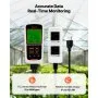 VEVOR Carbon Dioxide Monitoring Controller, Dual Outlets CO2 Monitor & Controller, Carbon Dioxide Sensor Day and Night Detection Feature, NDIR CO2 Sensor for Greenhouse, Laboratories, Classrooms, Home