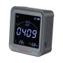 VEVOR Carbon Dioxide Monitor, CO2 Controller with Temperature and Humidity Display, NDIR Sensor Carbon Dioxide Detector, for Outdoors, Home, Office, Car, Wall-Mounted Use