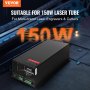 Alimentation laser CO2 VEVOR pour graveurs et découpeurs laser à tube laser 150 W