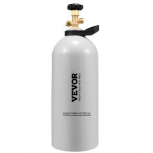 CO2 Tank 10 lbs New Aluminum Alloy Gas Cylinder with CGA320 Valve DOT Approved