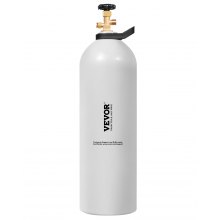 Réservoir de CO2 VEVOR Cylindre en alliage d'aluminium de 20 lb avec valve CGA320 pour bière pression