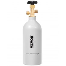 Réservoir de CO2 VEVOR Cylindre en alliage d'aluminium de 2,5 lb avec valve CGA320 homologué DOT