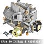 VEVOR Carburetor Heavy Duty 2100 2 Barrel Carburetor for F100 F250 F350 Mustang Engine 289 302 351 for JEEP 360 Carburetor (for Ford F100 F250 F350)