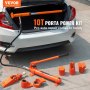 VEVOR 10 tons hydraulisk donkraft luftpumpe Lift Ram Body Frame Porta Power Repair Kit