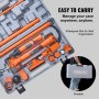 VEVOR 10 tons hydraulisk donkraft luftpumpe Lift Ram Body Frame Porta Power Repair Kit